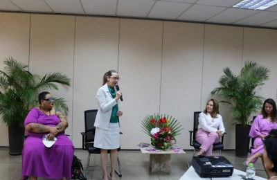 TCE Piauí realiza palestra no Agosto Lilás de combate à violência contra a mulher